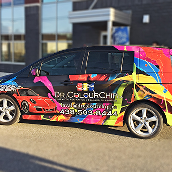 Wrap complet d’une voiture pour Dr ColourChip
