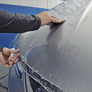 Installation de pellicule de protection