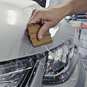 Installation de pellicule de protection
