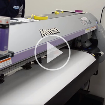 Production et installation d'une impression grand format pour les Jeux du Canada 2013